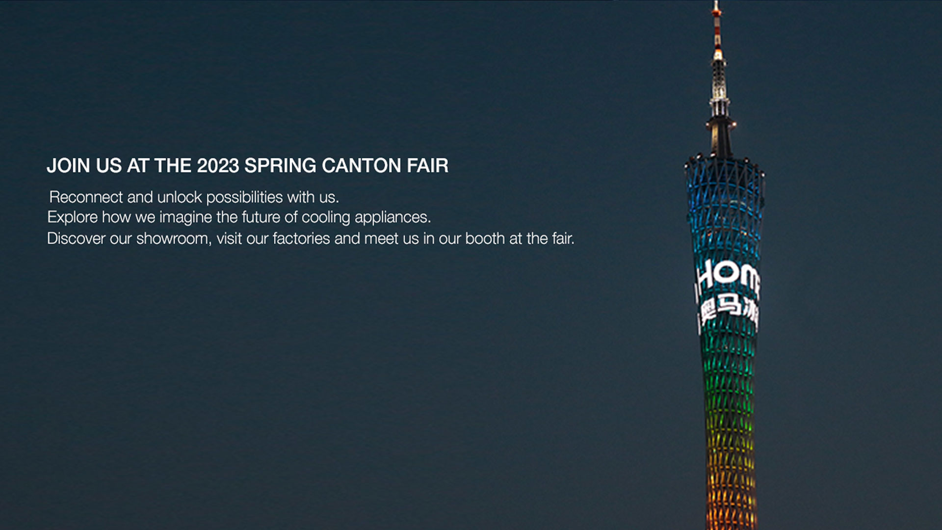 Canton Fair 2023, reconnecting with you.