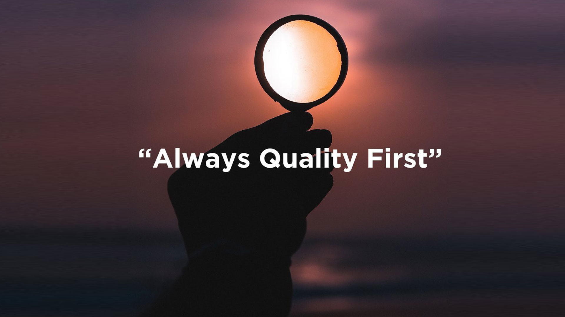 WE MANUFACTURE PRODUCTS WITH CARE.